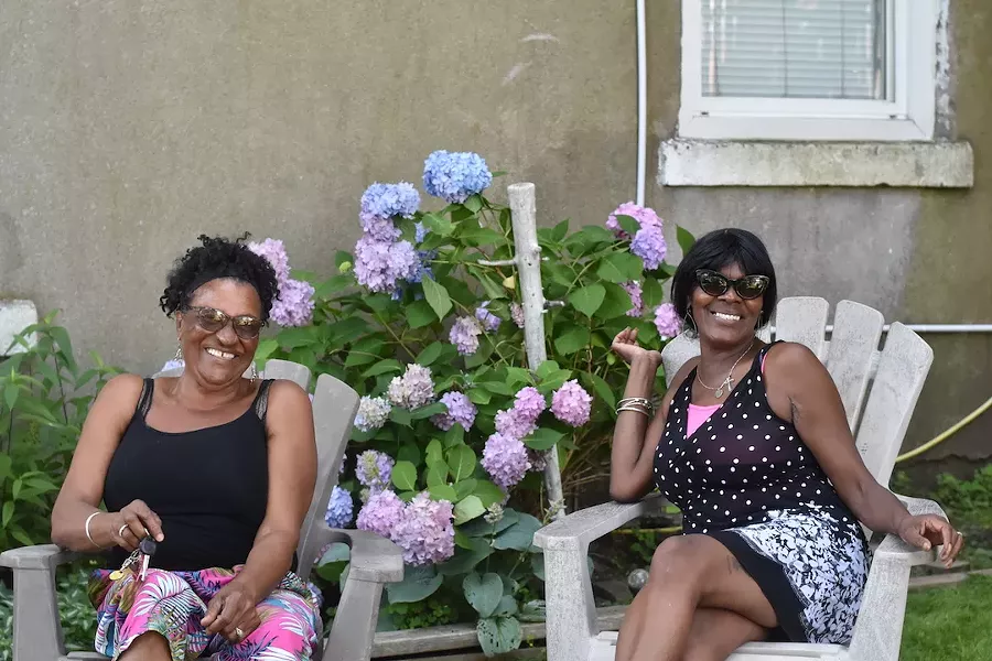 Cecelia Gray (left) and Cynthia Colley-Murray have been planning a tea party to honour those in Halifax's African Nova Scotian community since COVID-19 started. - CAORA MCKENNA