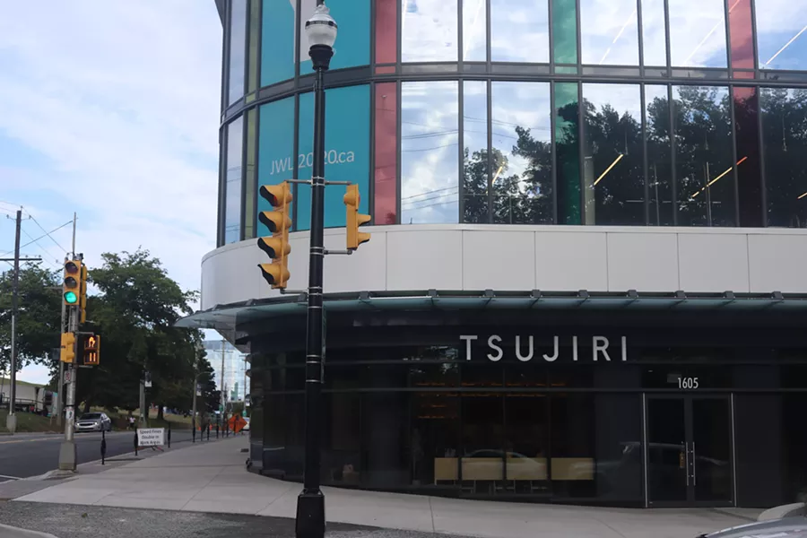 The YMCA isn't open yet but their ground-level tenant Tsujiri is ready to go. - VICTORIA WALTON