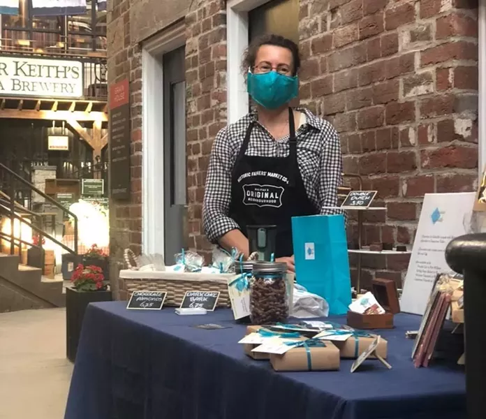 Vendors of all sorts are now required to wear masks. - BREWERY MARKET FACEBOOK