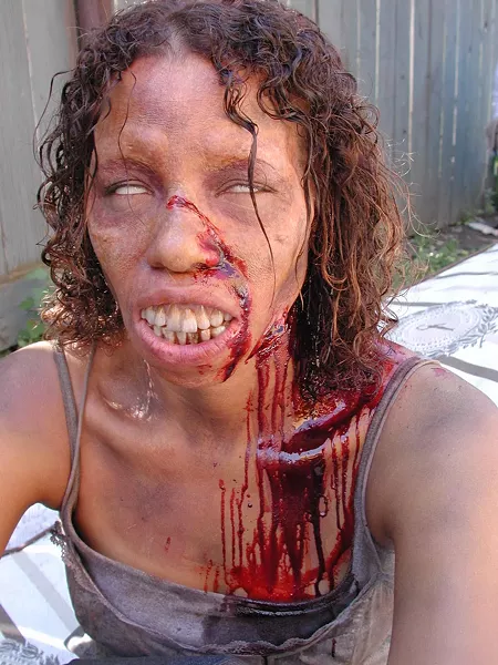 A zombie look Baxter created for 2004's Dawn of the Dead. - PATRICK BAXTER