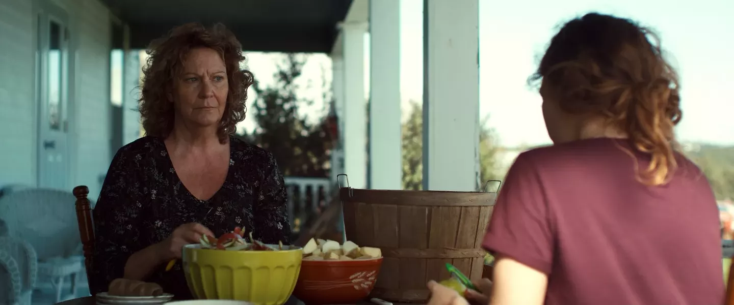 Sofia Banzhaf and Shelley Thompson (left) star in Thom Fitzgerald's 2018 film adaptation of Lee-Anne Poole's Fringe play of the same name. - FILM STILL