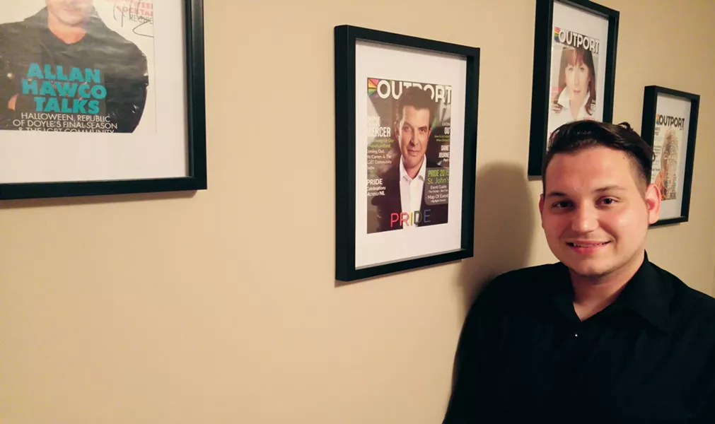 Josh Eddy at his office in St.John's. - SUBMITTED
