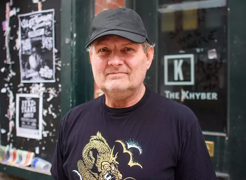 Reg Giles stands in front of the Khyber on Barrington Street. - SAM KEANE