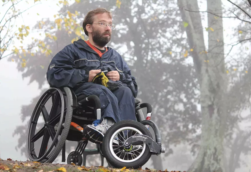 Paul Blaauw says he hopes the minimal standards developed in Nova Scotia's Accessibility Act will be enough to make his life comfortable. - SANDRINETTE M. MANIANIA