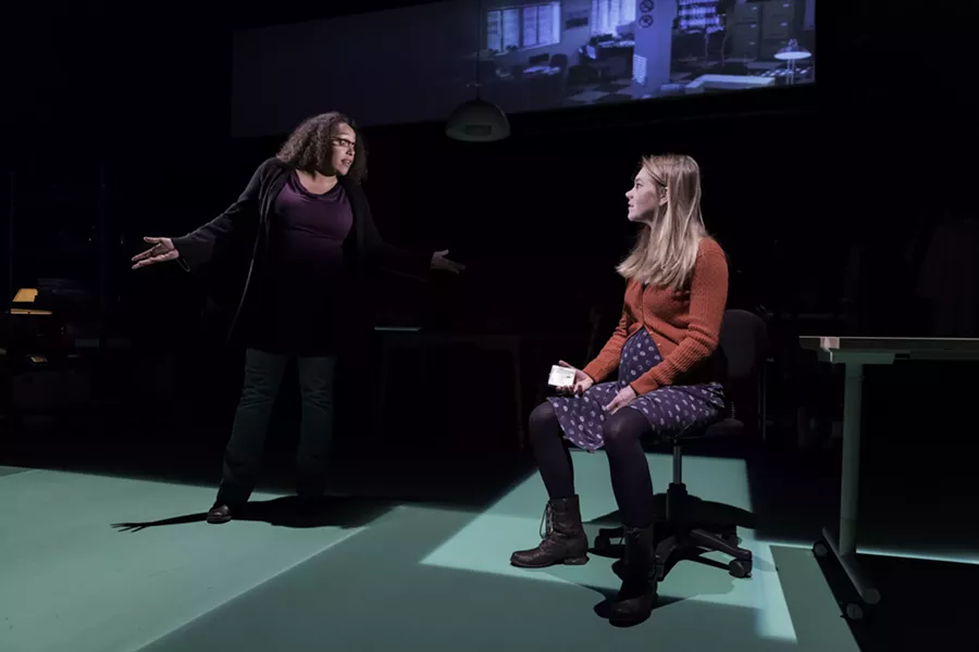 Mariah Inger and Amelia Sargisson in Seeds. - ALLAN ZILKOWSKI