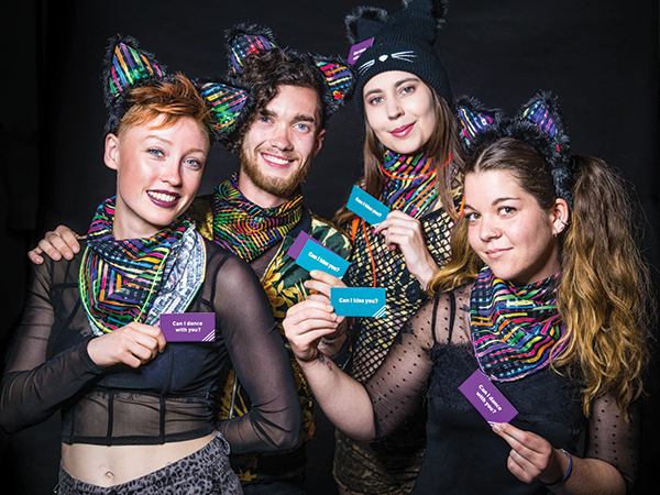 Halifax’s Consent Kitties keep the dancefloor safe. - SUBMITTED