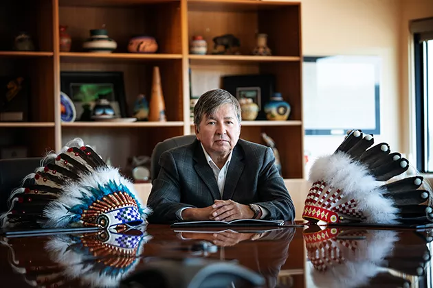 Chief Mel Grandjamb says Fort McKay First Nation has seen positive development from its businesses since the early '70s. - SUBMITTED