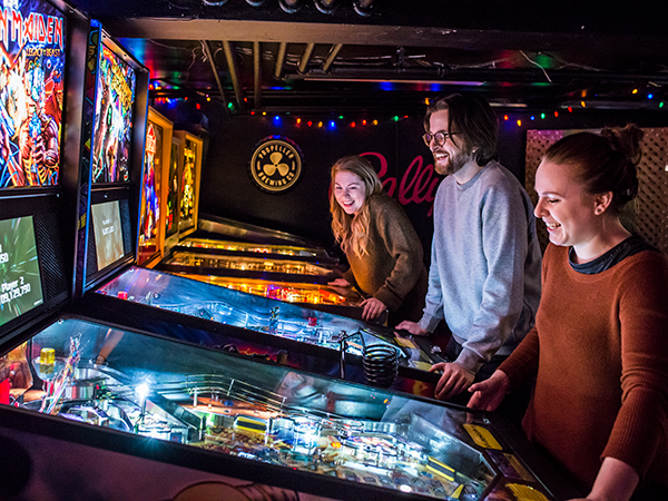 Pinball paradise at Propeller Arcade.