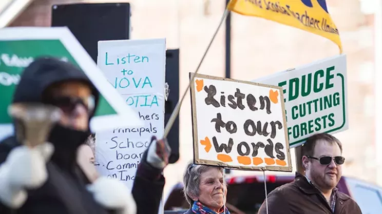 Uncomfortable silence at Province House