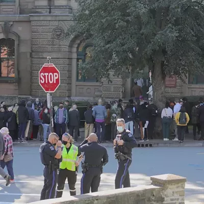 Twenty-four protesters were arrested August 18 and charged with various crimes including mischief, resisting arrest and assaulting a police officer.