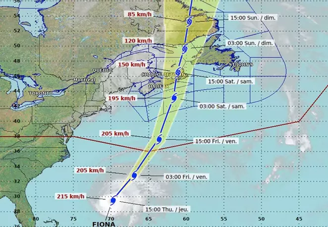 What Hurricane Fiona means to Halifax's weekend plans - Vimarsana News