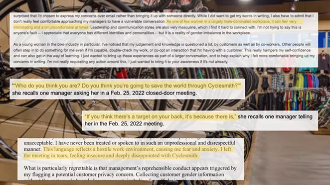 Cyclesmith ex-employees allege unfair treatment, culture of "mundane misogyny" | News | Halifax, Nova Scotia - Vimarsana News