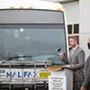 Electric buses arrived Thursday, and a provincial election call is sure to follow. Electric buses arrived Thursday, and a provincial election call is sure to follow.