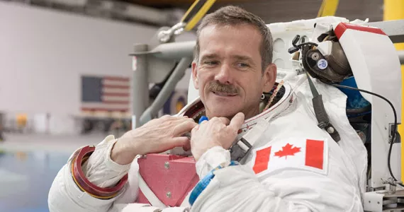 Unique Lives and Experiences presents Chris Hadfield, this Sun., November 16 at the World Trade and Convention Centre. - NASA
