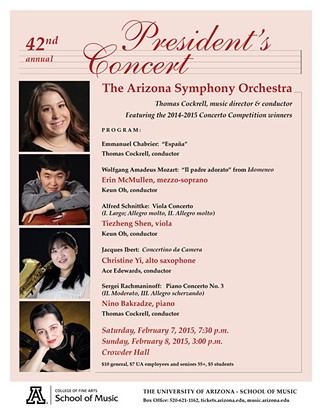 42nd Annual President's Concert: Arizona Symphony Orchestra & Soloists