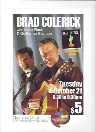 Brad Colerick CD Release Party "Tucson"