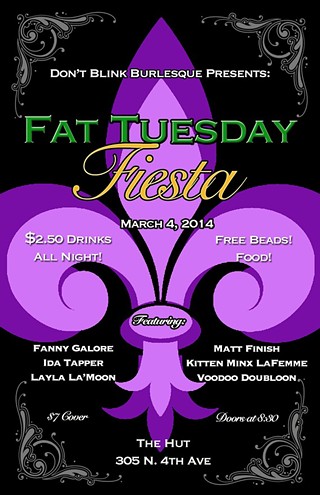 Don't Blink Burlesque Presents: Fat Tuesday Fiesta