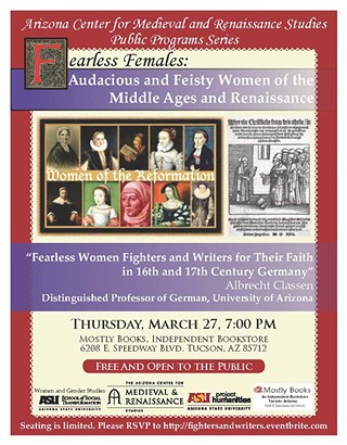 Fearless Women Fighters and Writers for Their Faith in 16th and 17th Century Germany