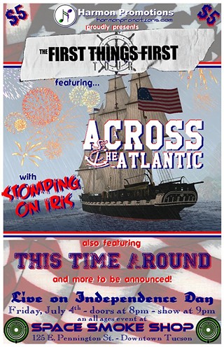 First Things First Tour with Across the Atlantic and Stomping on Iris also featuring This Time Around