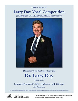 Third Annual Larry Day Vocal Competition
