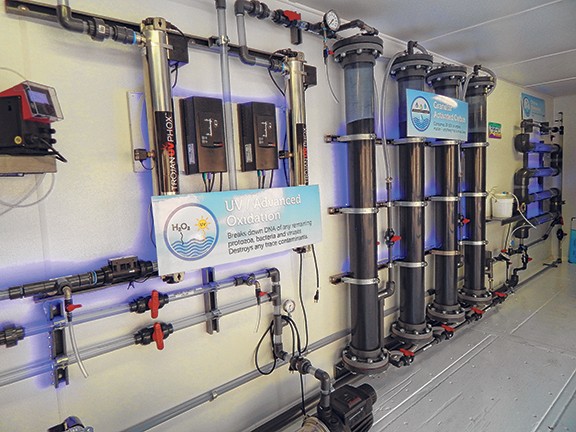 Tucson Water’s mobile purification system, on the back of a truck, processed the reclaimed water to make it the foundation of Clear Water Pils, a Bohemian-style Pilsner.