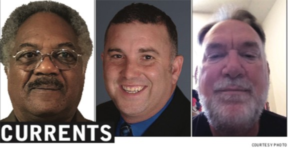 Left to right: Ewart Williams, Paul Cunningham and William Peterson are running for a spot on Tucson’s city council.