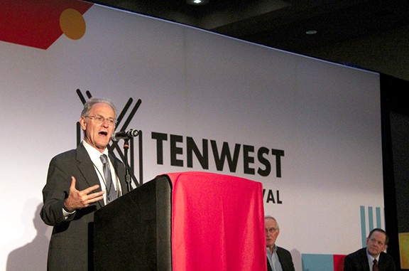 Tucson Mayor Jonathan Rothschild organized the opening event at this year’s TENWEST Festival, a symposium about city revitalization.