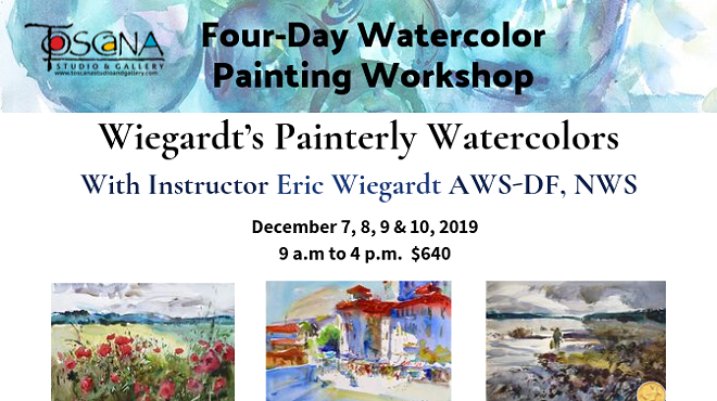 Watercolor Painting Workshop – Painterly Watercolors with Eric Wiegardt AWS-DF, NWS