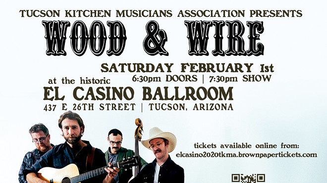 Grammy-Nominated Wood & Wire Make Tucson Debut on February 1 with Ryanhood at El Casino Ballroom to Benefit 35th Annual Tucson Folk Festival