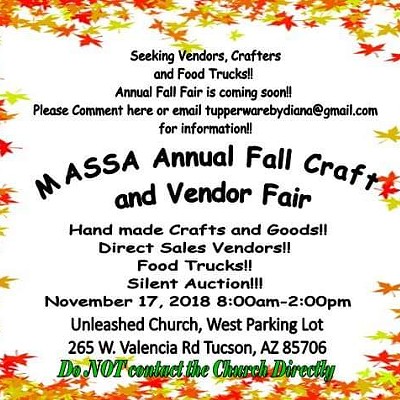MASSA (Math and Science Success Academy) Annual Fall Craft and Vendor Fair