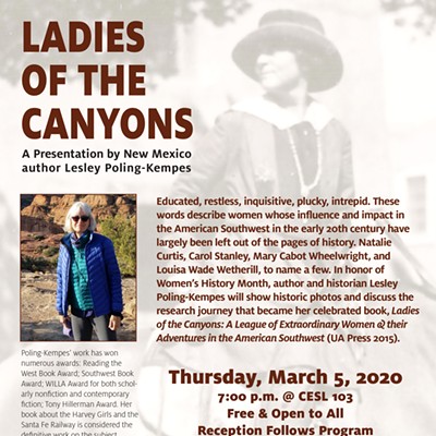 Ladies of the Canyons: A Presentation by New Mexico Author Lesley Poling-Kempes