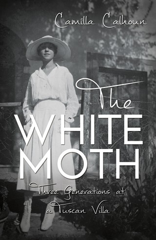 Author signing of the white moth, three generations at a tuscan villa