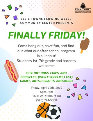 Finally Friday After-school Open House