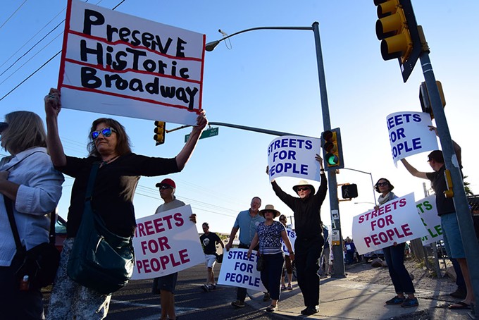 Streets For People: Protest Against Broadway Improvement Project