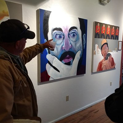 Talk to Local Artists at gallery receptions; photo by Heather Green