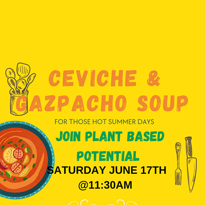 Ceviche & gazpacho soup cooking class