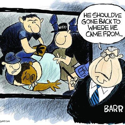 Claytoon of the Day: Barr Chokes Justice