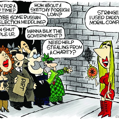 Claytoon of the Day: Daddy's Moral Compass