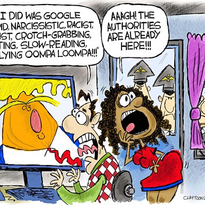 Claytoon of the Day: Google Gestapo