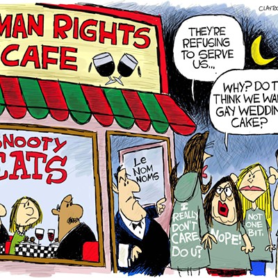 Claytoon of the Day: R U Being Served?