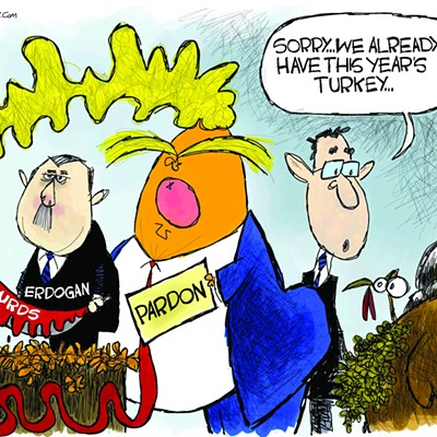 Claytoon of the Day: Trump's Gobbler