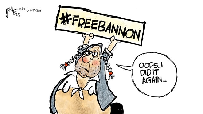 Claytoonz: Hit Steve Bannon One More Time
