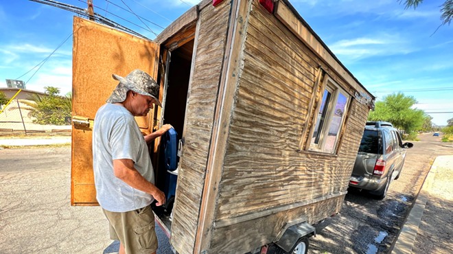 Tucson Salvage: Demons, street homilies and a homemade trailer