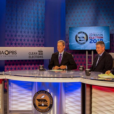 Ducey, Garcia Clash Over Education, Border Security in First Televised Debate
