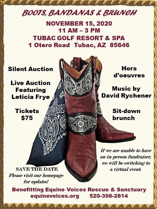 Equine Voices Rescue & Sanctuary Annual Fundraiser: "Boots, Bandanas, & Brunch"