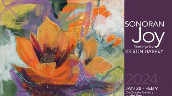 FREE "Sonoran Joy" Solo Art Exhibit by Kristin Harvey Opening Reception Jan 28th from 12:00pm-3:00pm