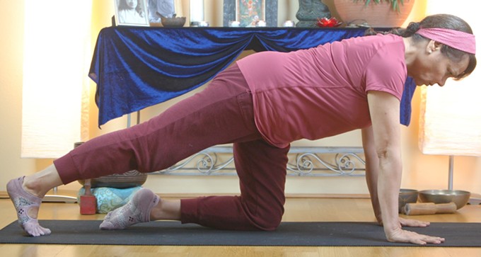 Miranda Staunton and other Yoga Connection instructors lead gentle yoga classes.
