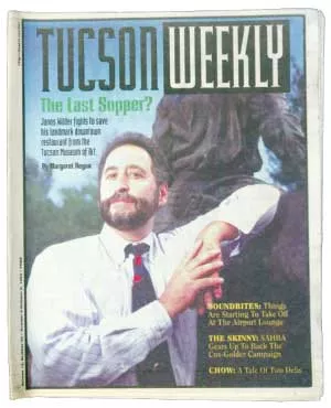 Janos Wilder gets the boot from downtown's Tucson Museum of Art: The fight over Janos has churned up opposing opinions on everything from the best kind of historic preservation to the rights of neighborhoods, from downtown revitalization to class and race relations in the city ... ." -- Margaret Regan, Oct. 3, 1996 - SEAN JUSTICE