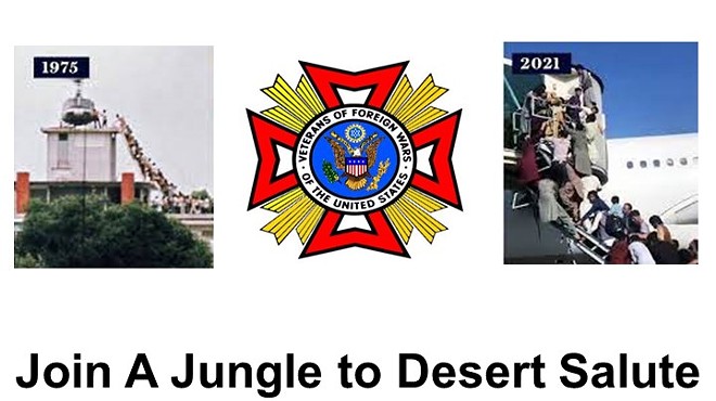 Jungle (Vietnam) Vets Will Honor Desert (Afghanistan) Vets
