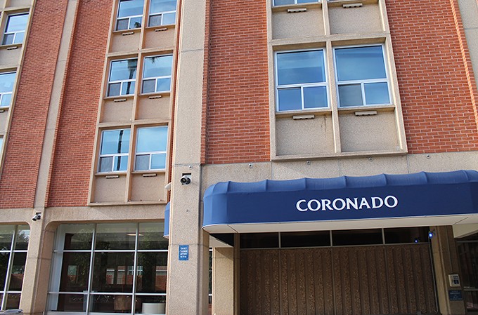 Coronado Residence Hall at UA.